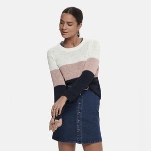 Women’s Only Geena Colorblock knit pullover sweater size XS